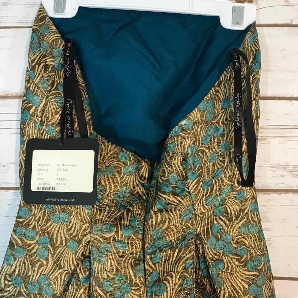 Cynthia Rowley Women's Bridesmaid Cocktail Dress 2 - Picture 4 of 4